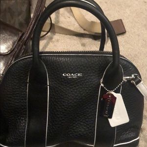 Black coach purse